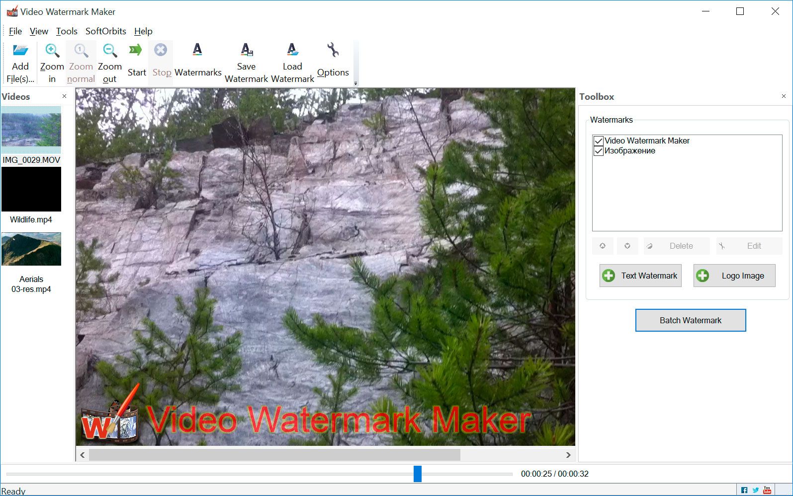Video Watermark Maker Ekran Görüntüsü.